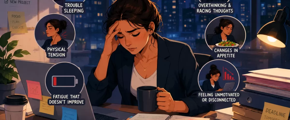 chronic stress signs high performers