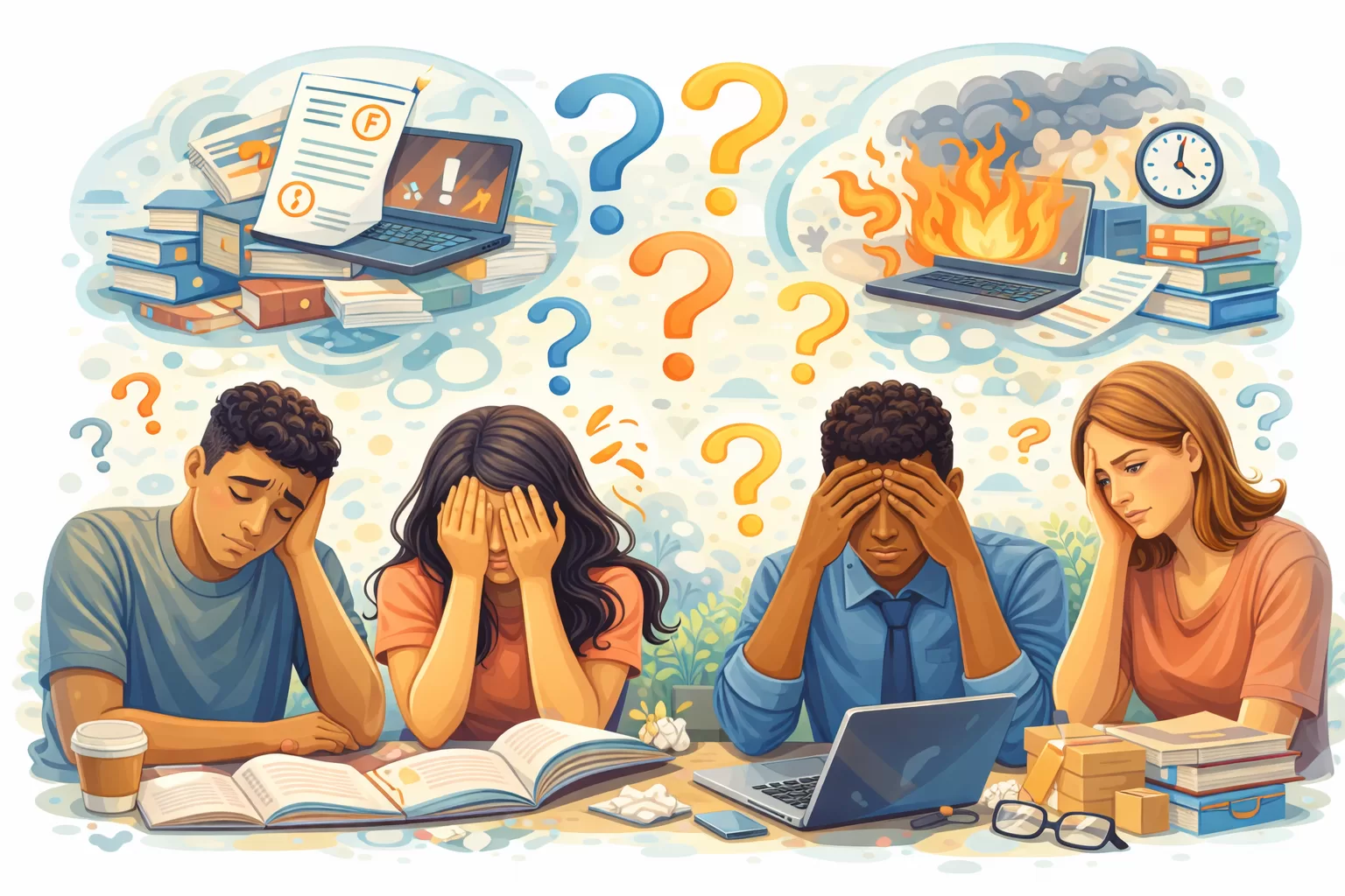 Signs of Stress and Burnout in College Students and Early Career Professionals