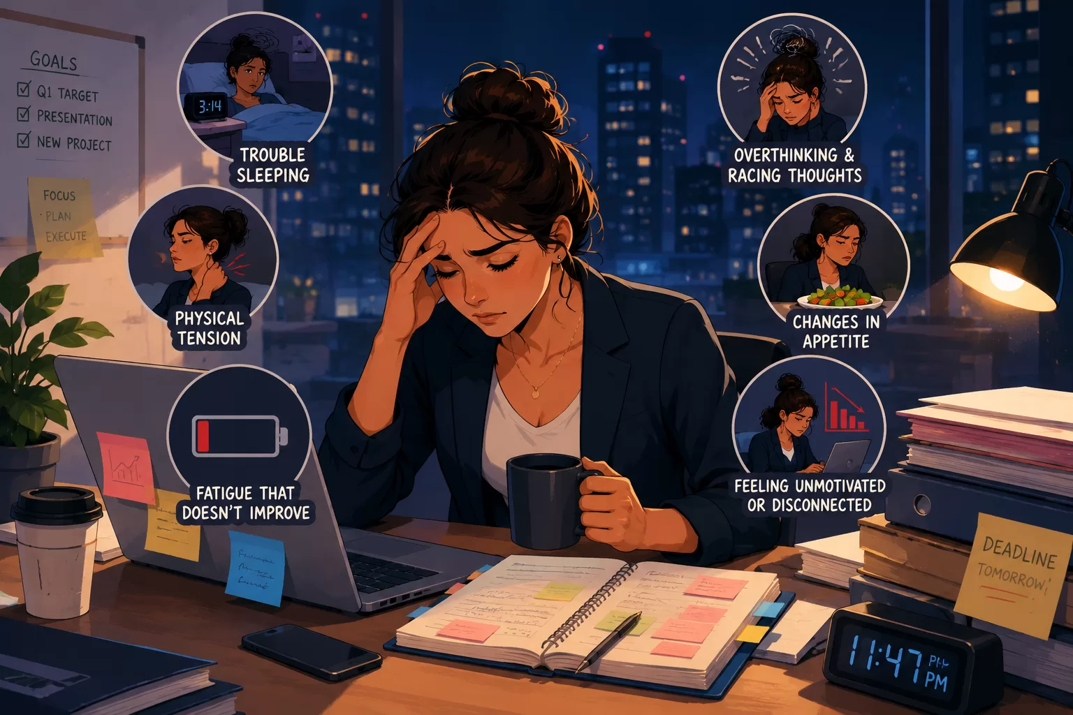 Signs of Chronic Stress in High-Performing Professionals