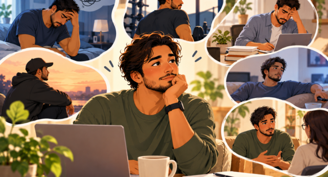 men's mental health warning signs