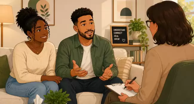 how couples counseling works first session