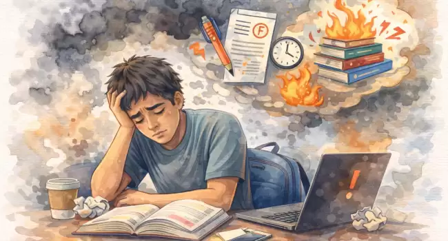 signs of burnout in college students