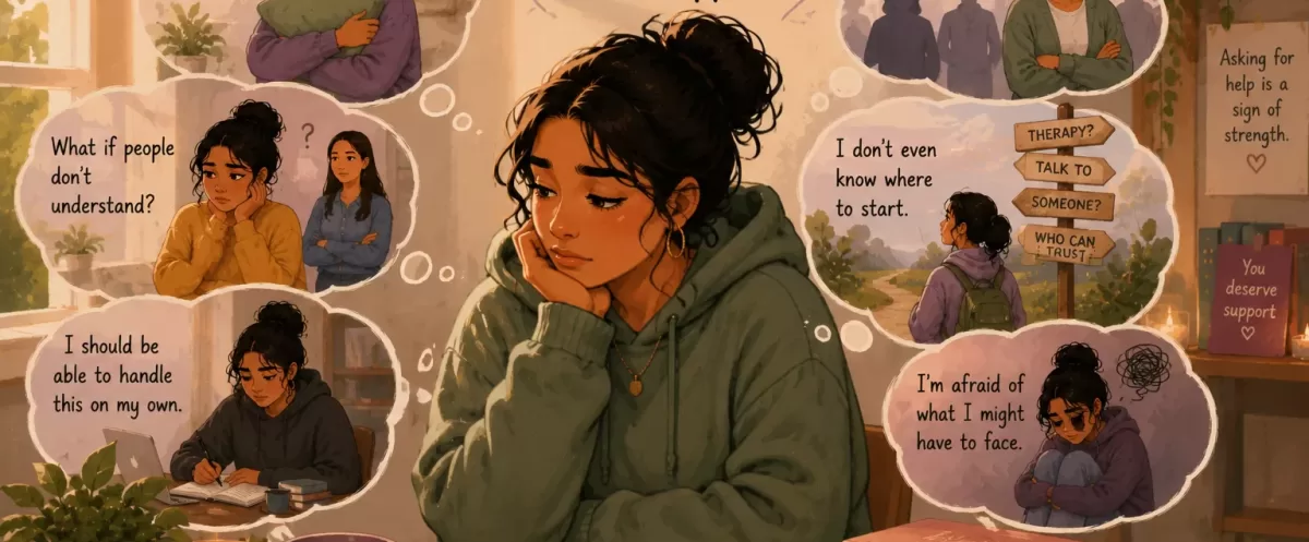 why people avoid asking for mental health help barriers
