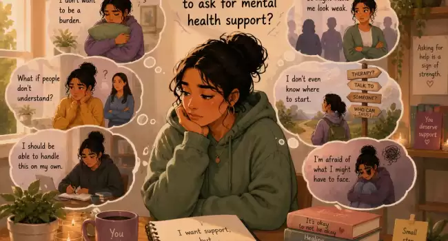 why people avoid asking for mental health help barriers