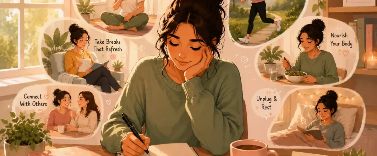 daily habits mental wellness balance routine