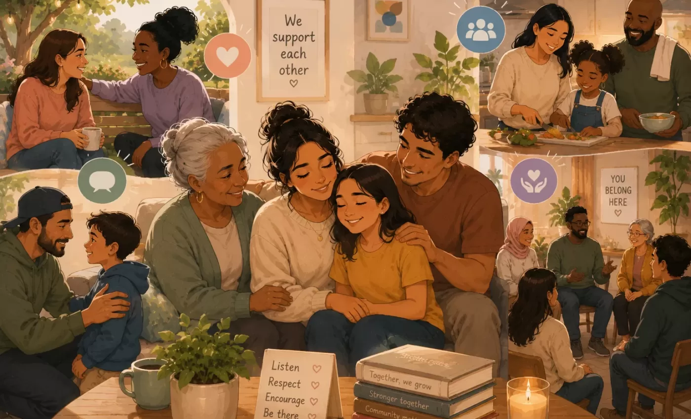 healthy emotional support families communities relationships Emotional Support Looks Like in Families and Communities