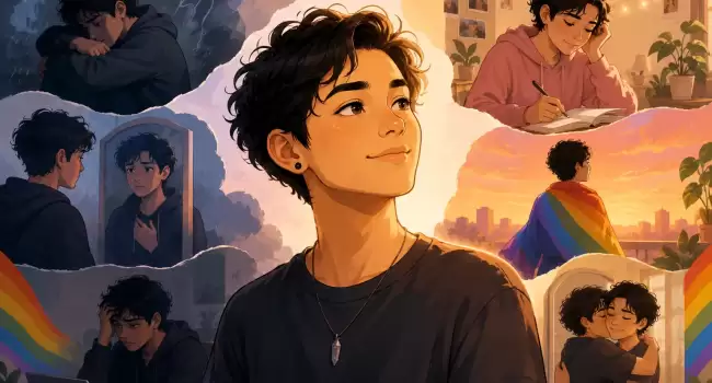 LGBTQ self-acceptance journey mental health challenges therapy