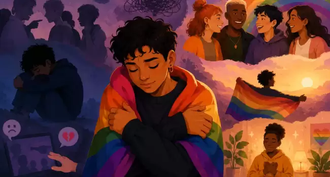 minority stress LGBTQ mental health symptoms
