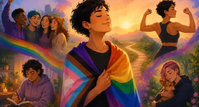 LGBTQ confidence building emotional resilience mental health