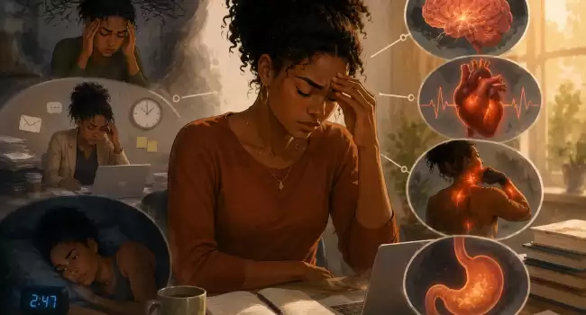 how chronic stress affects mental and physical health