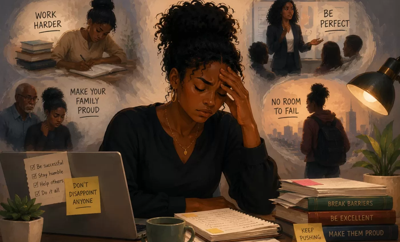 BIPOC mental health pressure working twice as hard I Felt Like I Had to Work Twice as Hard": The Mental Health Impact of Constant Pressure