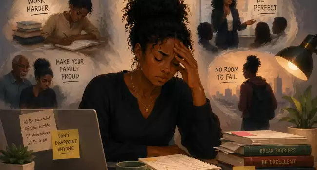 BIPOC mental health pressure working twice as hard