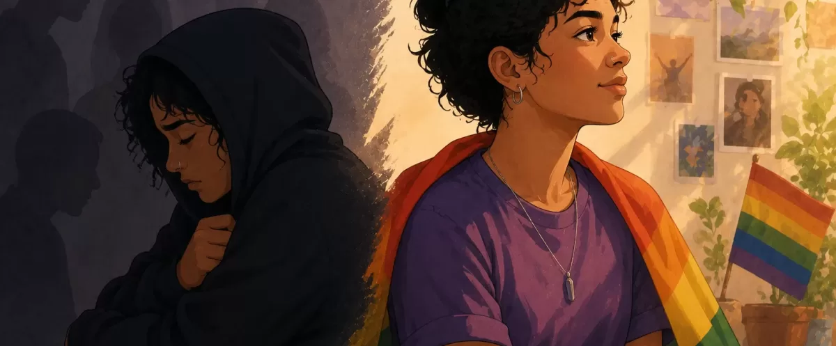 LGBTQ identity trauma rebuilding self case study