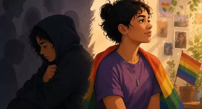 LGBTQ identity trauma rebuilding self case study