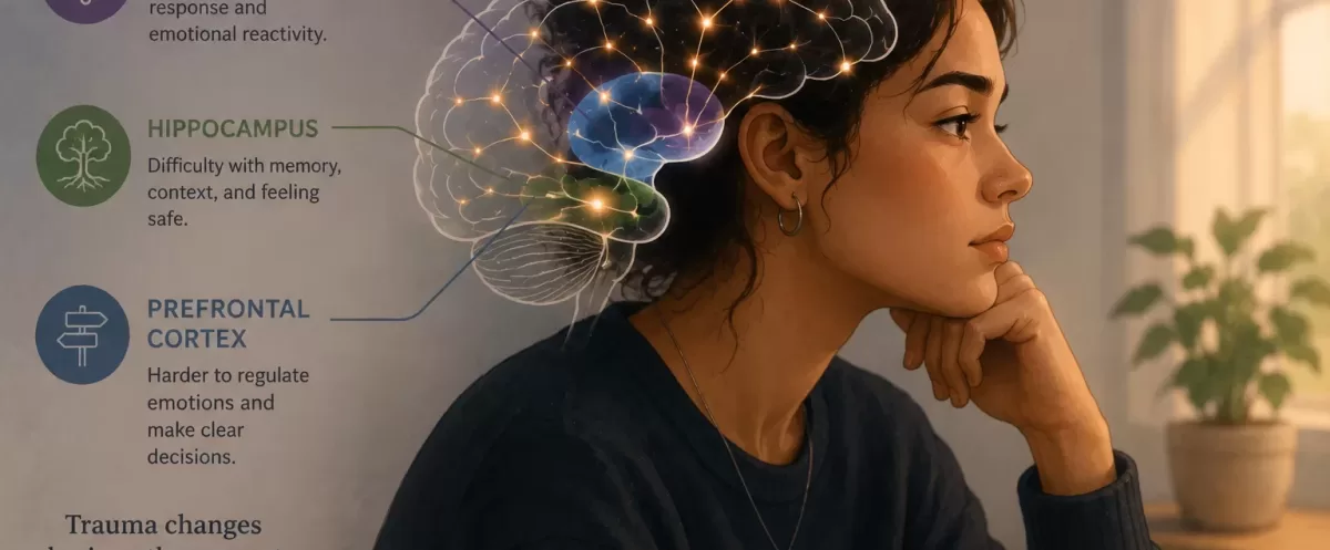 how trauma affects the brain stress response nervous system
