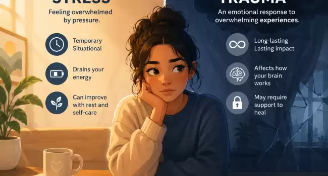 difference between stress and trauma when stress becomes trauma