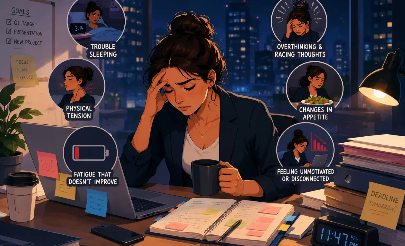 chronic stress signs high performers