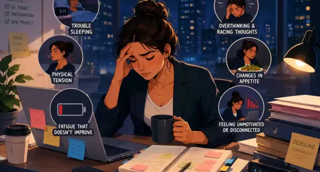 chronic stress signs high performers